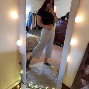 Striped flare pants